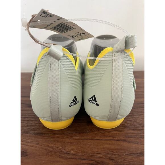 NWT Adidas The Indoor Cycling Shoe Men\'s 8.5 Stationery Bike Spin Mint/Yellow main image 5